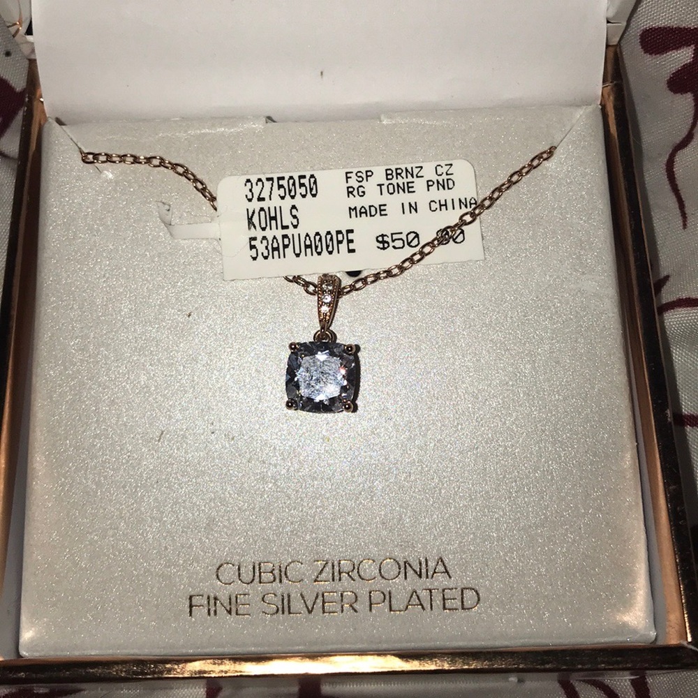 Rose gold necklace